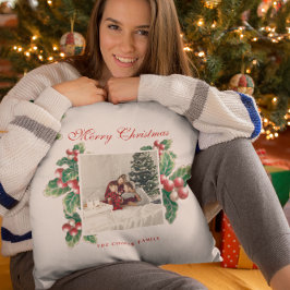 Cojín Decorativo Winter Floral Berries | NAVIDADES | Foto familiar