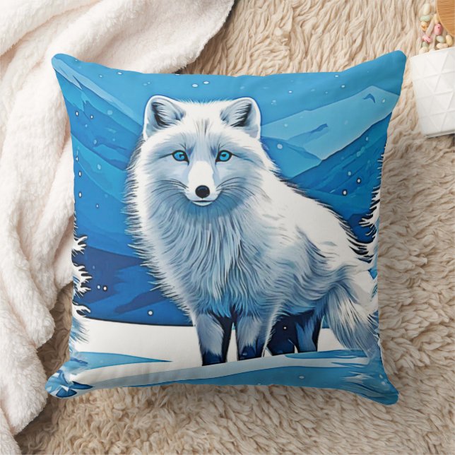 Cojín Decorativo Winter Fox Art (Manta)