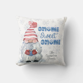 Cojín Decorativo Winter GNOME SWEET GNOME personalizado