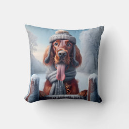 Cojín Decorativo Winter Irish Setter Dog