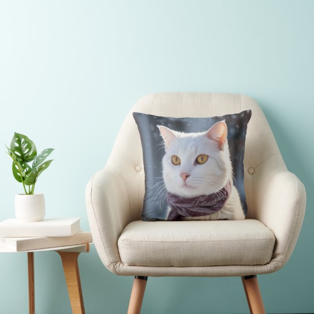 Cojín Decorativo Winter katten kussen (Silla)
