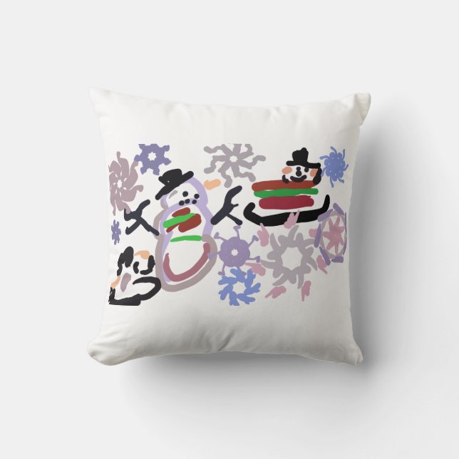 Cojín Decorativo Winter play (Anverso)