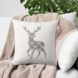 Cojín Decorativo Winter Reindeer Chinoiserie