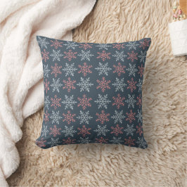 Cojín Decorativo Winter Snowflake Throw Pillow