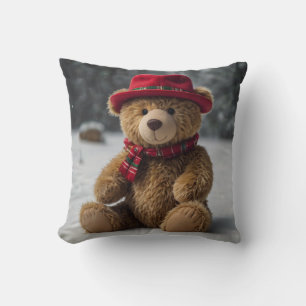 Cojín decorativo Winter Teddy Bear