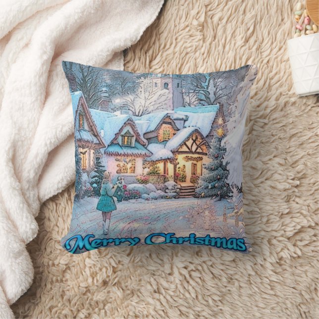 Cojín Decorativo Winter Wonderland: (Manta)