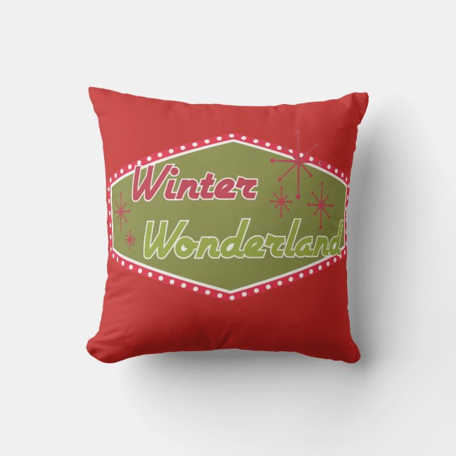 Cojín decorativo Winter Wonderland (Anverso)