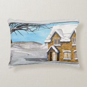 Cojín Decorativo Winter Wonderland 2 Folk Art