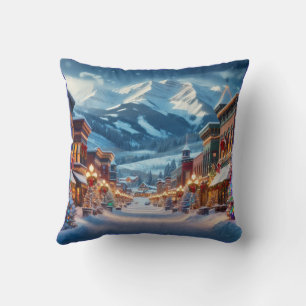 Cojín Decorativo Winter Wonderland en Crested Butte, Colorado
