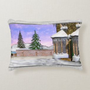 Cojín Decorativo Winter Wonderland Folk Art