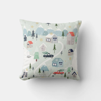 Cojín Decorativo Winter Wonderland: Navidades de oso polar