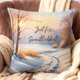 Cojín Decorativo Winterlandschaft im Morgenlicht |