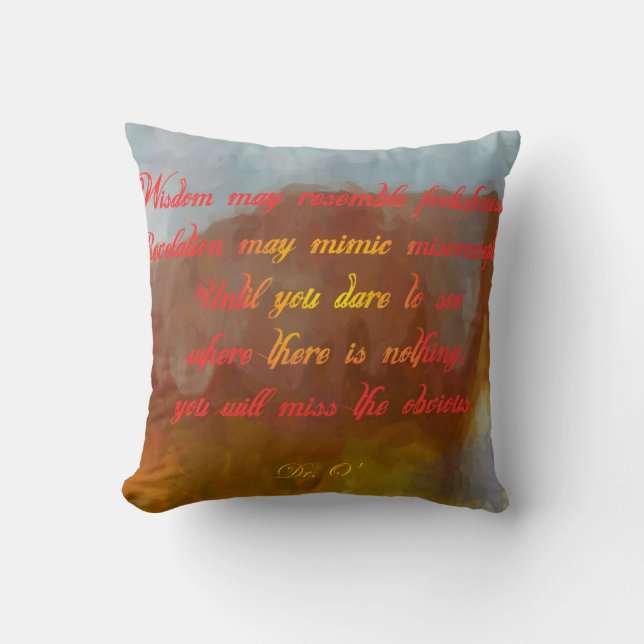 Cojín Decorativo Wisdom Pillow (Anverso)