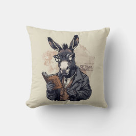 Cojín Decorativo Wise Donkey — Pillow Cover