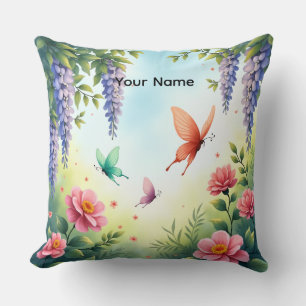 Cojín Decorativo Wisteria Butterflies Pillow