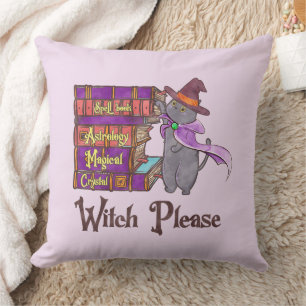 Cojín Decorativo Witch Please - Witch Black Cat