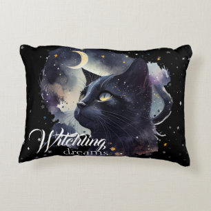 Cojín Decorativo Witchams Dreams Black Cat and Stars