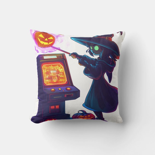 Cojín Decorativo Witch's Arcade Night (Anverso)