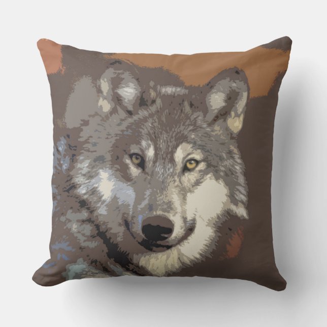 Cojín Decorativo Wolf 026 (Anverso)