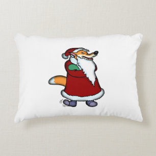 Cojín Decorativo Wolf en la ropa de Santa Claus