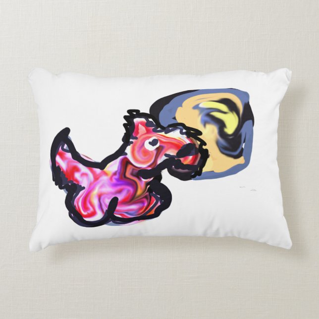 Cojín Decorativo Wolf light moon  (Anverso)