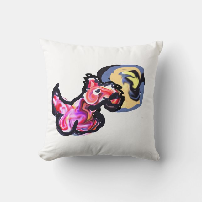 Cojín Decorativo Wolf light moon  (Anverso)