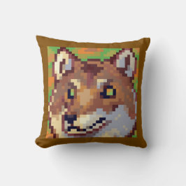 Cojín Decorativo Wolf, Pixel Art, pixelart