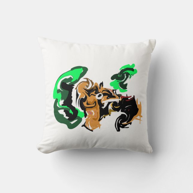 Cojín Decorativo Wolf  winter  joy (Anverso)