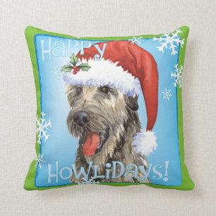 Cojín Decorativo Wolfhound irlandés feliz de Howlidays