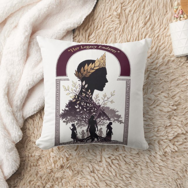 Cojín Decorativo Womens Day Strength Legacy, Women Empowerment Gift (Manta)