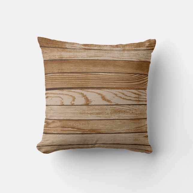 Cojín Decorativo Wood Pillow (Anverso)