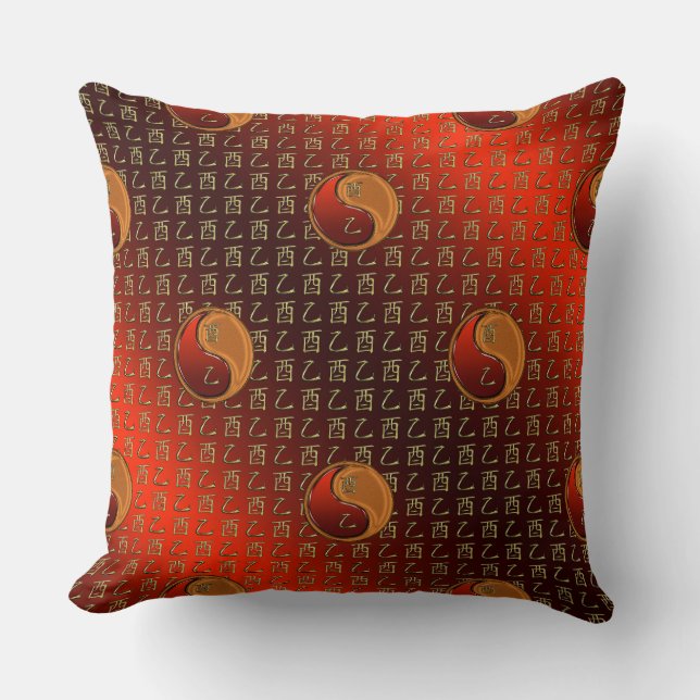 Cojín Decorativo Wood Rooster (Anverso)