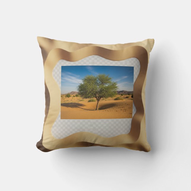 Cojín Decorativo Wood Topped Wall Tapestry (Anverso)