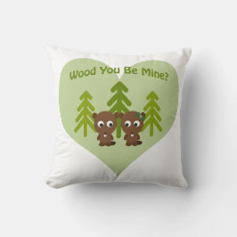 Cojín Decorativo Wood You Be Mine Beavers