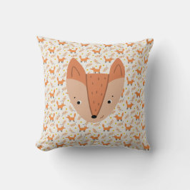 Cojín Decorativo Woodland Animals Boho Design Fox