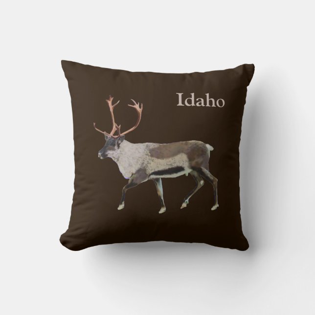 Cojín Decorativo Woodland Caribou (Anverso)