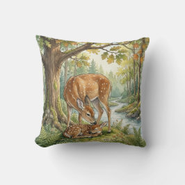 Cojín Decorativo Woodland Deer Mama & Baby Kids