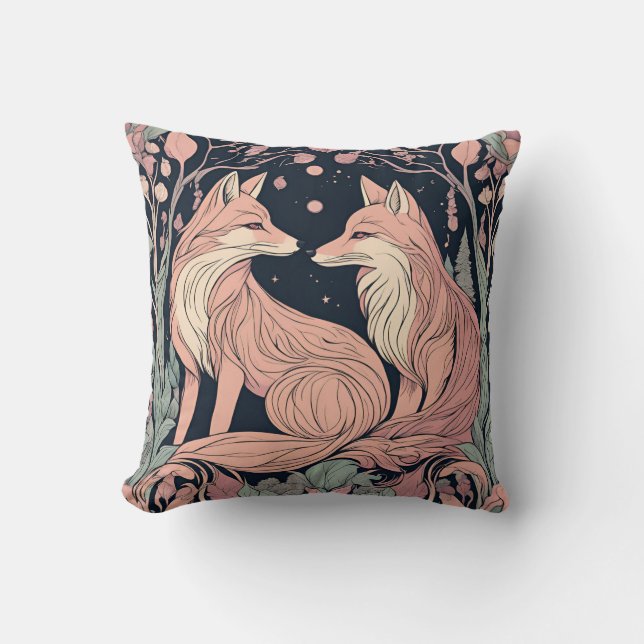 Cojín Decorativo Woodland Fox D10 encantada (Anverso)