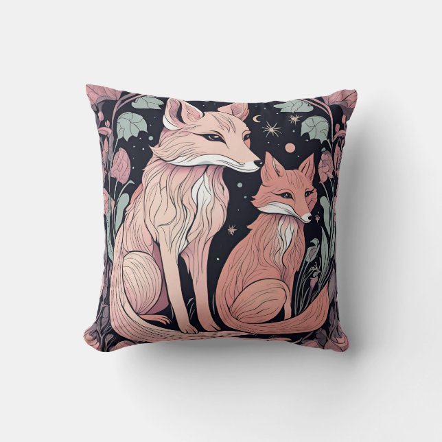 Cojín Decorativo Woodland Fox D15 encantada (Anverso)