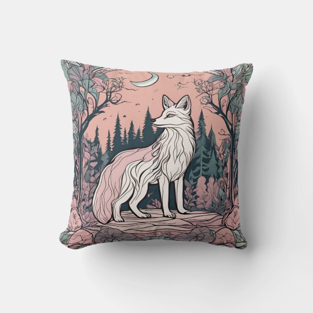 Cojín Decorativo Woodland Fox D3 encantada (Anverso)