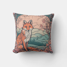 Cojín Decorativo Woodland Fox D8 encantada