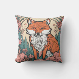 Cojín Decorativo Woodland Fox encantada D5
