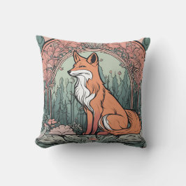 Cojín Decorativo Woodland Fox encantada D6