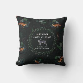 Cojín Decorativo Woodland Fox & Hare | Nursery Nacimientos Pillow