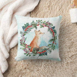 Cojín Decorativo Woodland Fox Holiday