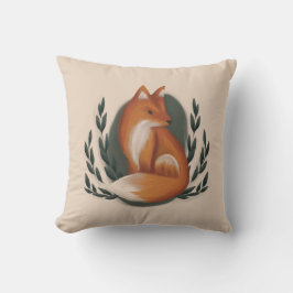 Cojín Decorativo Woodland Fox Nursery Animal