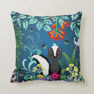 Cojín Decorativo Woodland Skunk