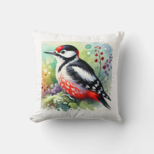 Cojín Decorativo Woodpecker 130924AREF102 - Watercolor