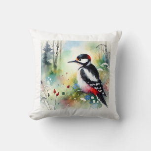 Cojín Decorativo Woodpecker 241024AREF126 - Watercolor