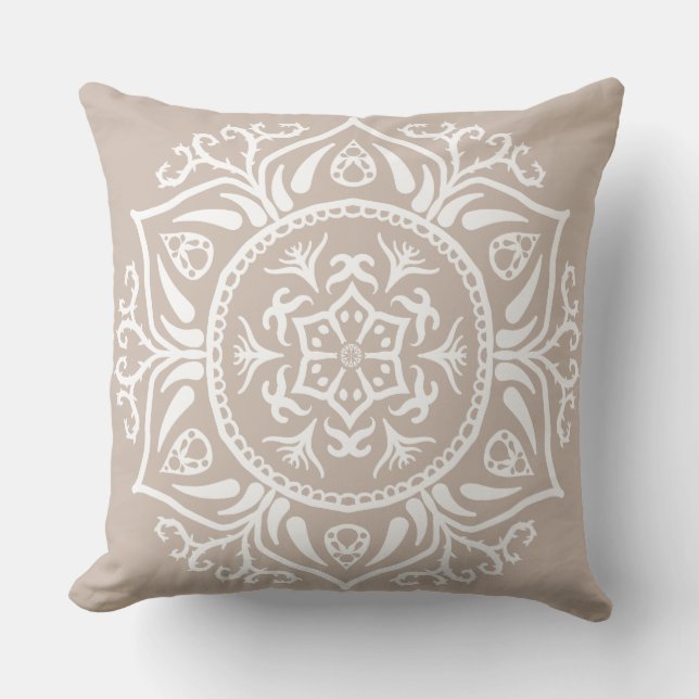 Cojín Decorativo Wool Mandala (Anverso)